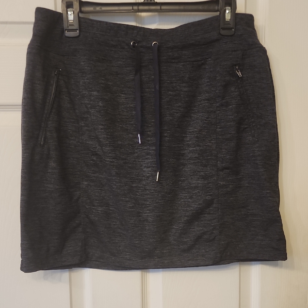 Tangerine Dark Gray Mini Skort